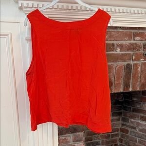 Eileen Fisher Bold Red Tank Top